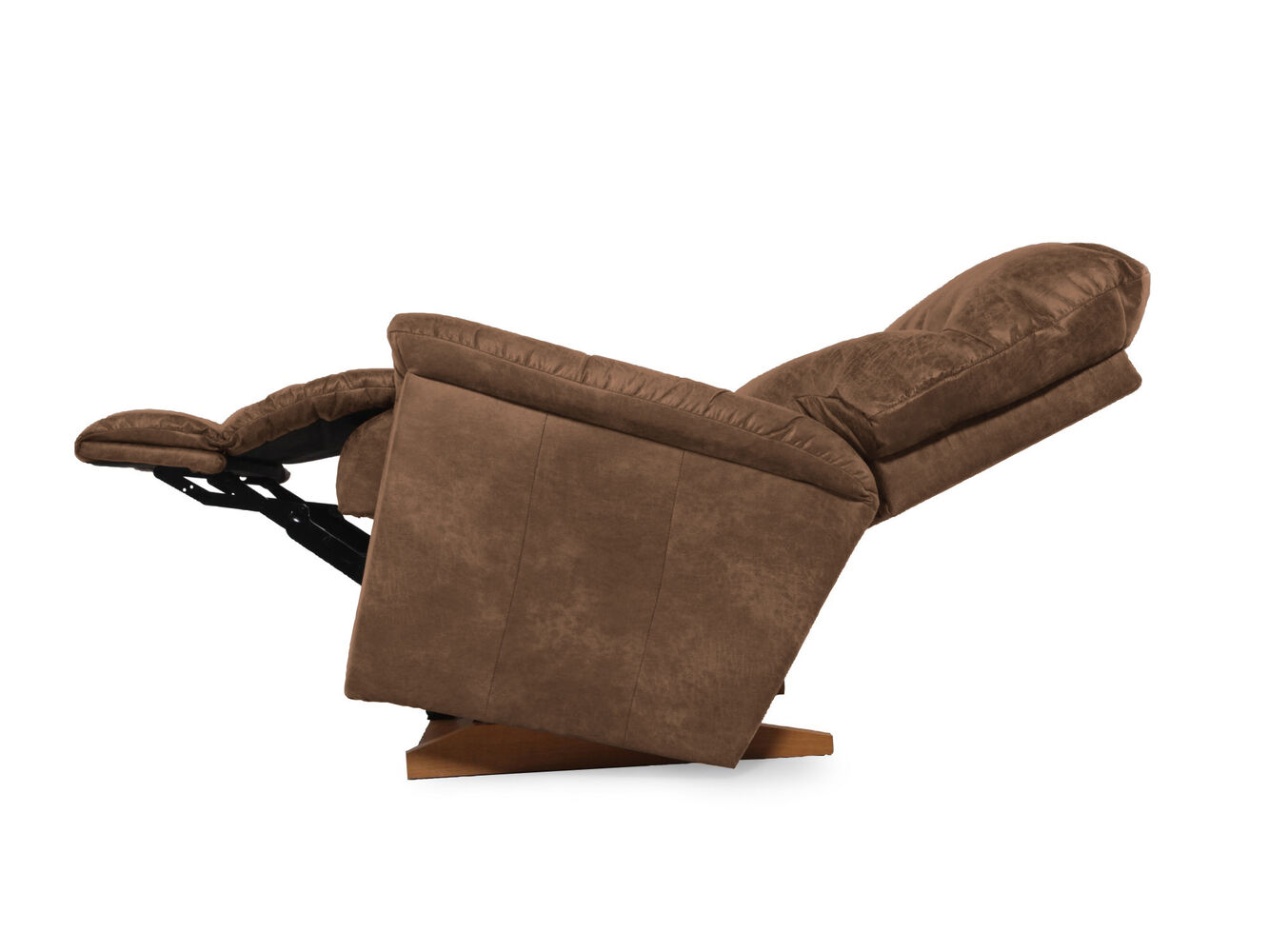 LaZBoy James Silt Renew Leather Recliner Mathis Brothers Furniture